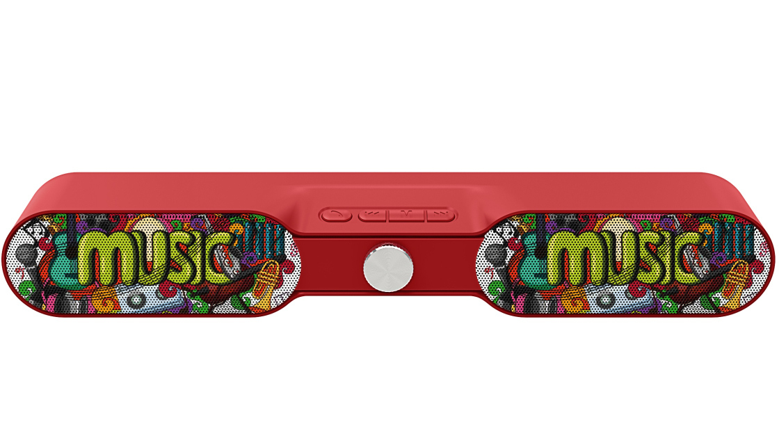 NR-4017A Graffiti-Stil Sport kleine Lautsprecher Bluetooth Digital Lautsprecher Exporteur