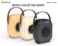 NewRixing NR-168S computer speakers Outdoor Waterproof Speaker Manufacturer TWS function Retro Home style