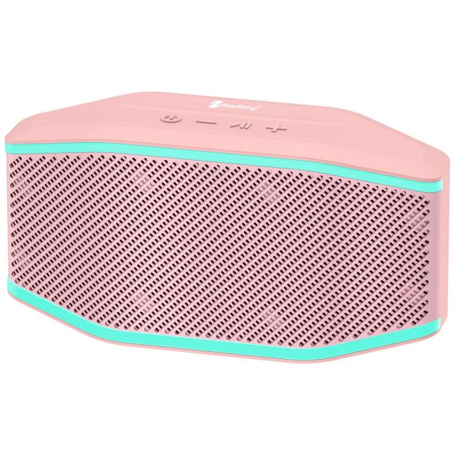 Fabricante de altavoces móviles NewRixing NR-196/196S, pequeños altavoces Bluetooth, exportadores, IPX7, resistente al agua y al polvo, luz RGB.