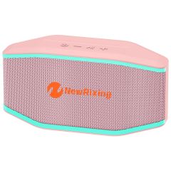 Fabricante de altavoces móviles NewRixing NR-196/196S, pequeños altavoces Bluetooth, exportadores, IPX7, resistente al agua y al polvo, luz RGB.