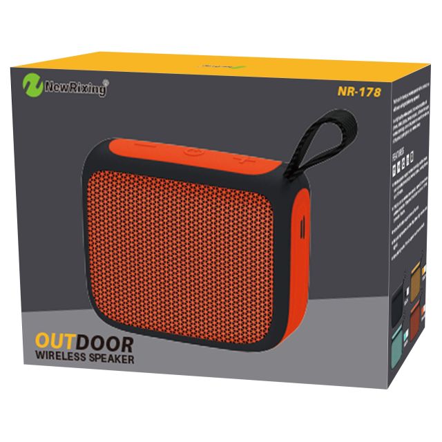 NewRixing NR-178 Pemborong Pembesar Suara Multimedia Bluetooth Speaker Kecil Pengeksport Fungsi TWS Hadiah Mini Unik Pembesar Suara Bluetooth