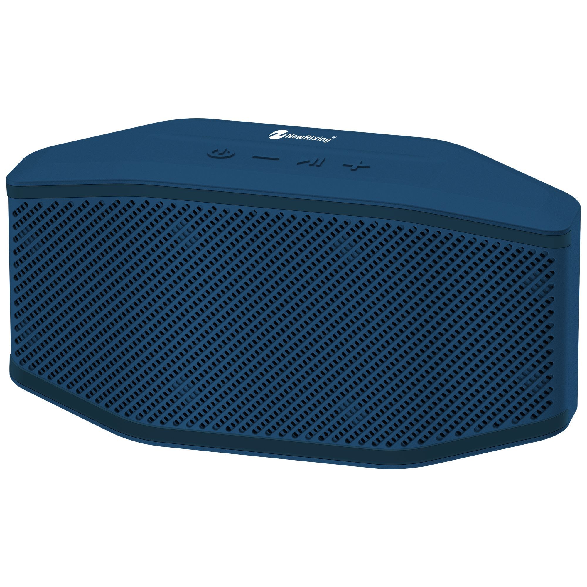 Fabricante de altavoces móviles NewRixing NR-196/196S, pequeños altavoces Bluetooth, exportadores, IPX7, resistente al agua y al polvo, luz RGB.