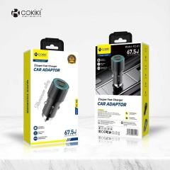 COKIKE FC-02 USB-Schnellladegerät fürs Auto. Lieferant. Universeller USB-Autoadapter für Mobiltelefone und Tablets.
