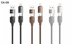 COKIKE CA-09 Vier-in-Eins-Handy-Ladekabel Exporteur Computer-USB-Kabel für Handys und Tablets