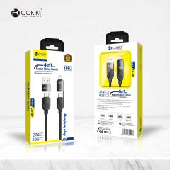 COKIKE CA-09 Vier-in-Eins-Handy-Ladekabel Exporteur Computer-USB-Kabel für Handys und Tablets
