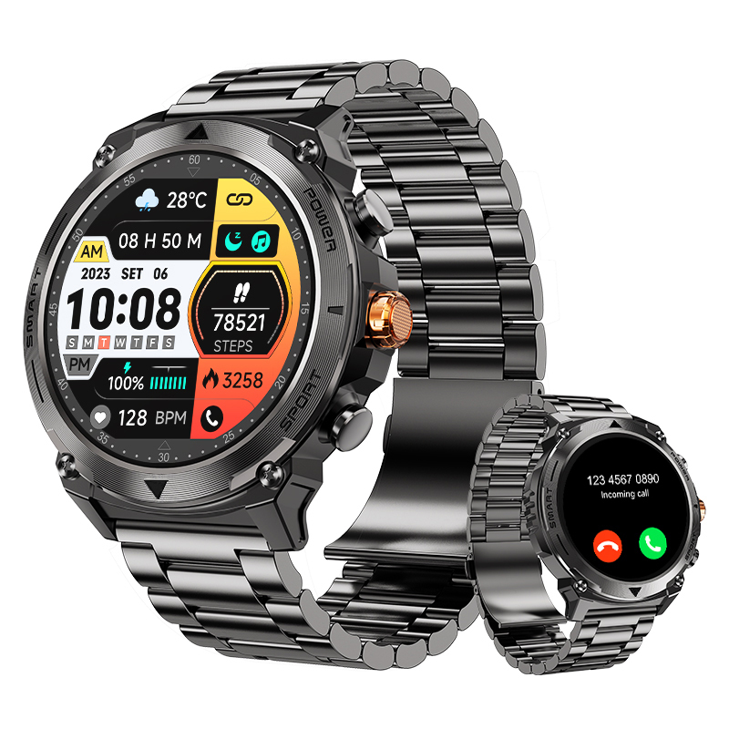 Relógio rastreador de passos T53 Exportador de pulseiras desportivas Relógio masculino Controlo de 3 teclas
