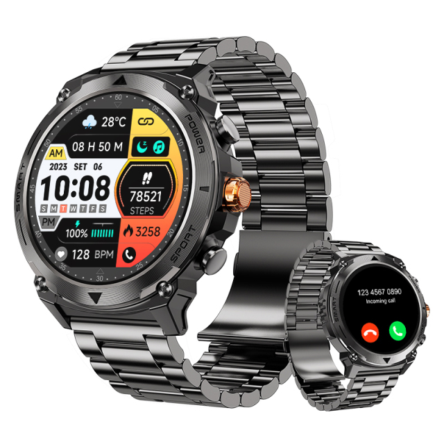 Relógio rastreador de passos T53 Exportador de pulseiras desportivas Relógio masculino Controlo de 3 teclas