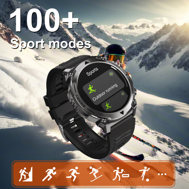 Relógio rastreador de passos T53 Exportador de pulseiras desportivas Relógio masculino Controlo de 3 teclas
