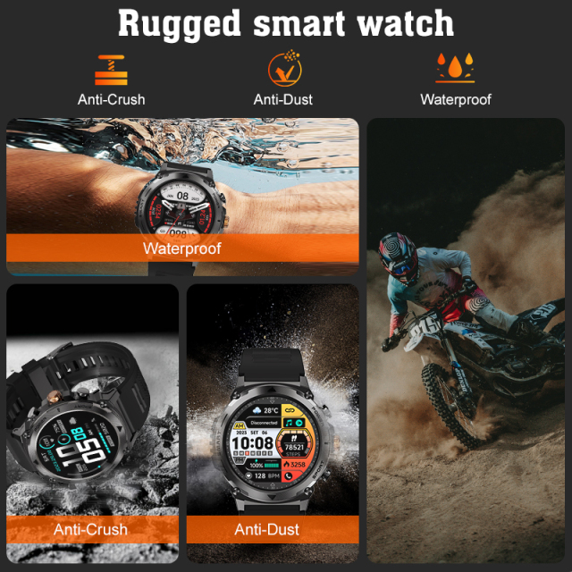 Relógio rastreador de passos T53 Exportador de pulseiras desportivas Relógio masculino Controlo de 3 teclas