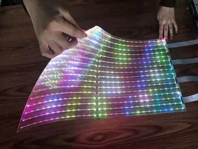 adhesive led display curtain screen glass screen transparent led screen led film