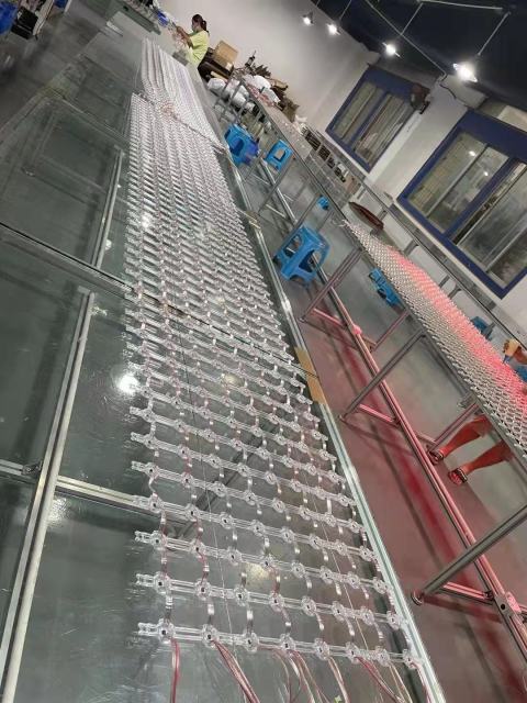 flexible led curtain display indoor and ourdoor