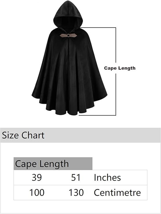 Renaissance Hooded Cape