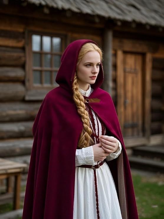 Renaissance Hooded Cape
