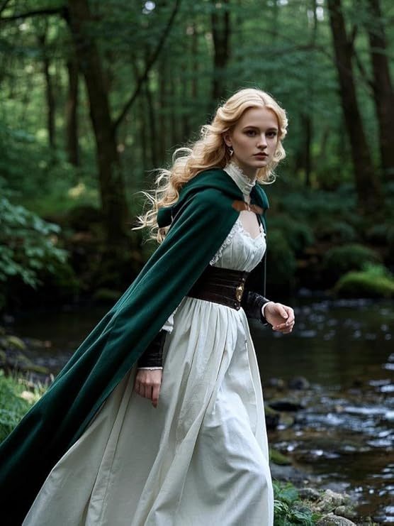 Renaissance Hooded Cape