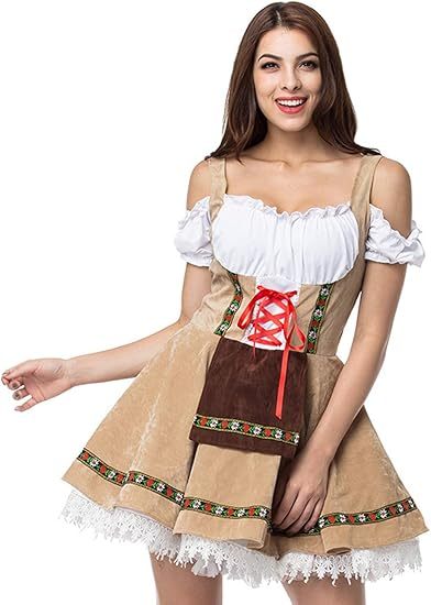Off Shoulder Oktoberfest Costume