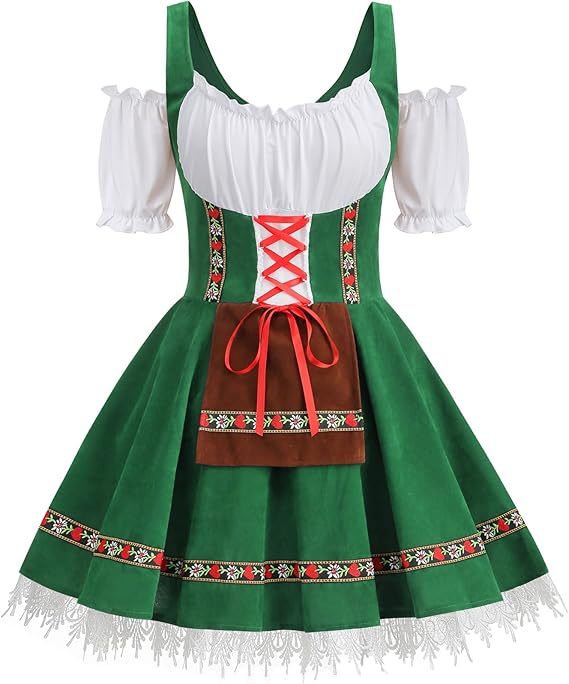 Off Shoulder Oktoberfest Costume