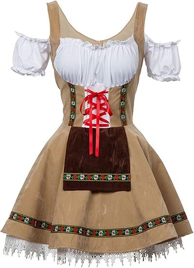 Off Shoulder Oktoberfest Costume
