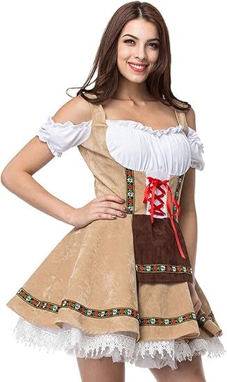 Off Shoulder Oktoberfest Costume