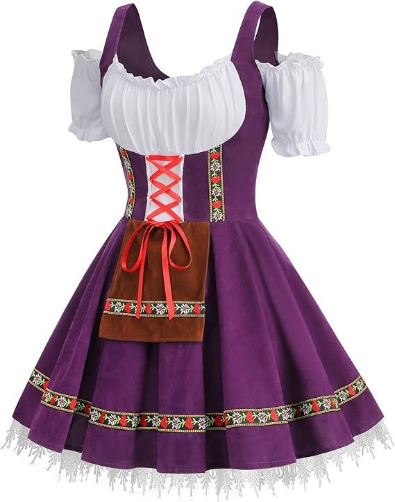 Off Shoulder Oktoberfest Costume