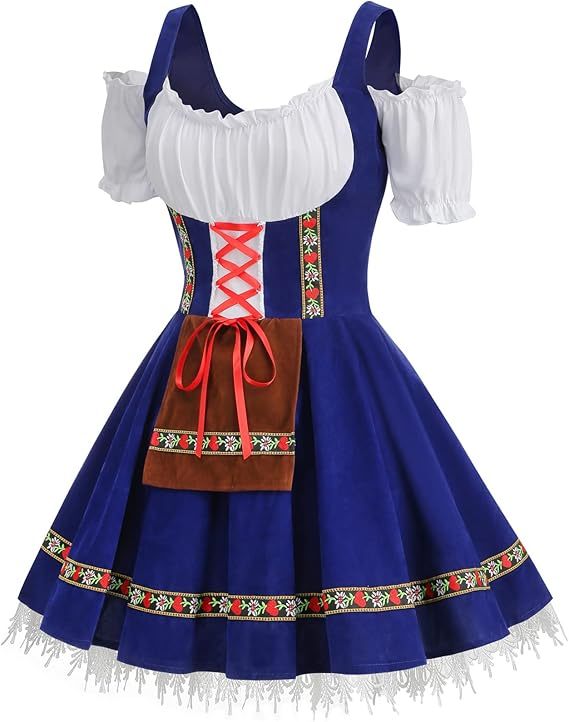 Off Shoulder Oktoberfest Costume
