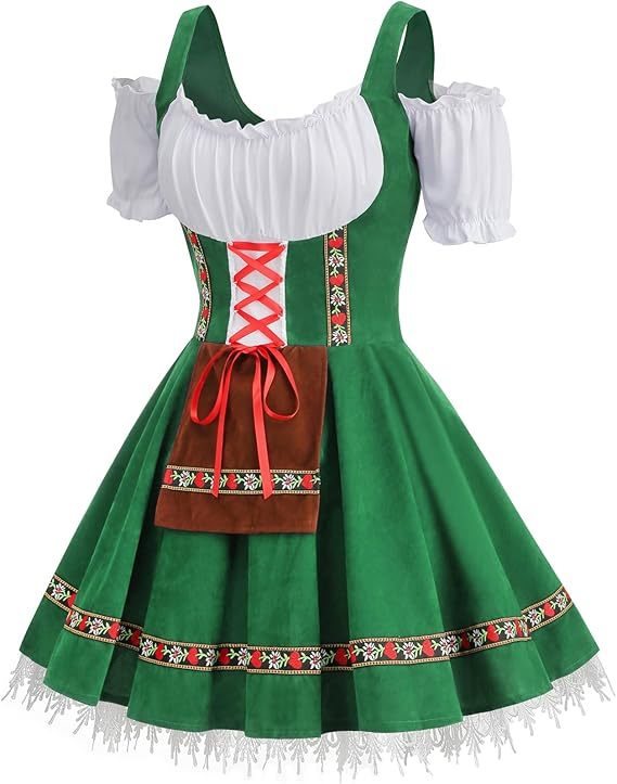 Off Shoulder Oktoberfest Costume