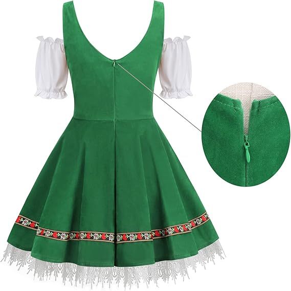 Off Shoulder Oktoberfest Costume