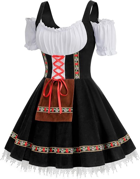 Off Shoulder Oktoberfest Costume