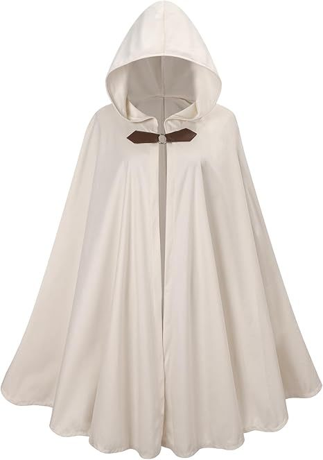Unisex Halloween Hooded Cape Velvet Cloak
