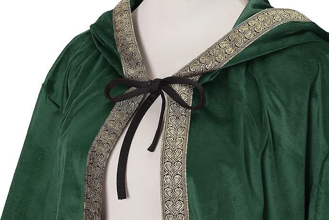 Unisex Halloween Velvet Wizard Robe