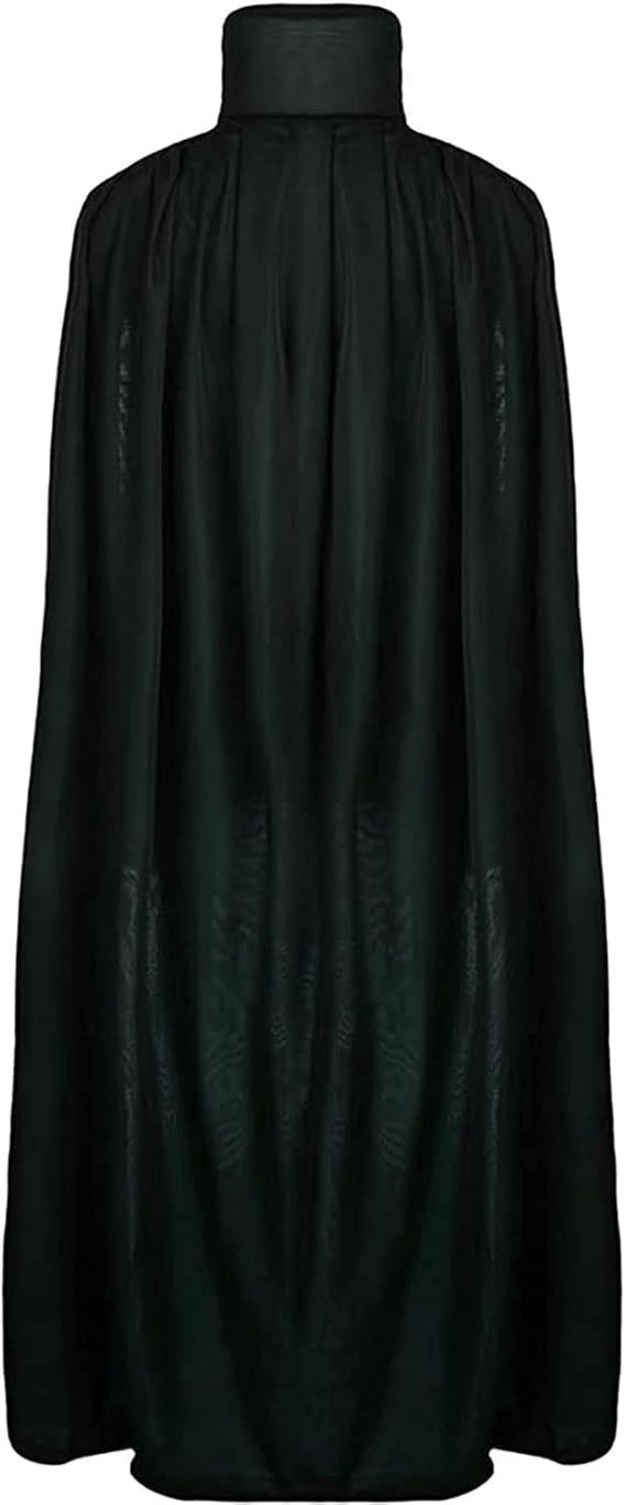 Unisex Halloween Vampire Two Sides Reversible High Collar Hooded Cloak