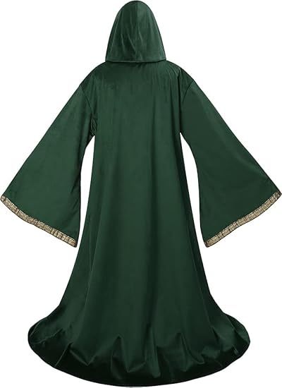 Unisex Halloween Velvet Wizard Robe