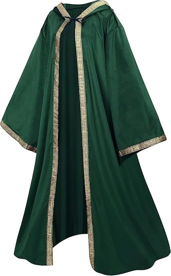 Unisex Halloween Velvet Wizard Robe