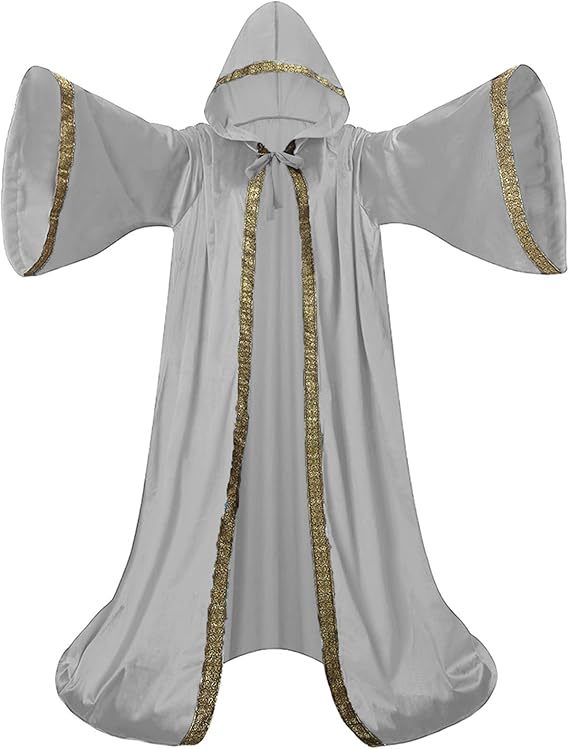 Unisex Halloween Velvet Wizard Robe