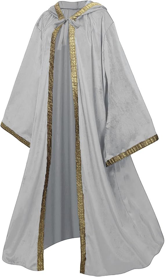 Unisex Halloween Velvet Wizard Robe