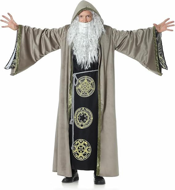 Unisex Halloween Velvet Wizard Robe