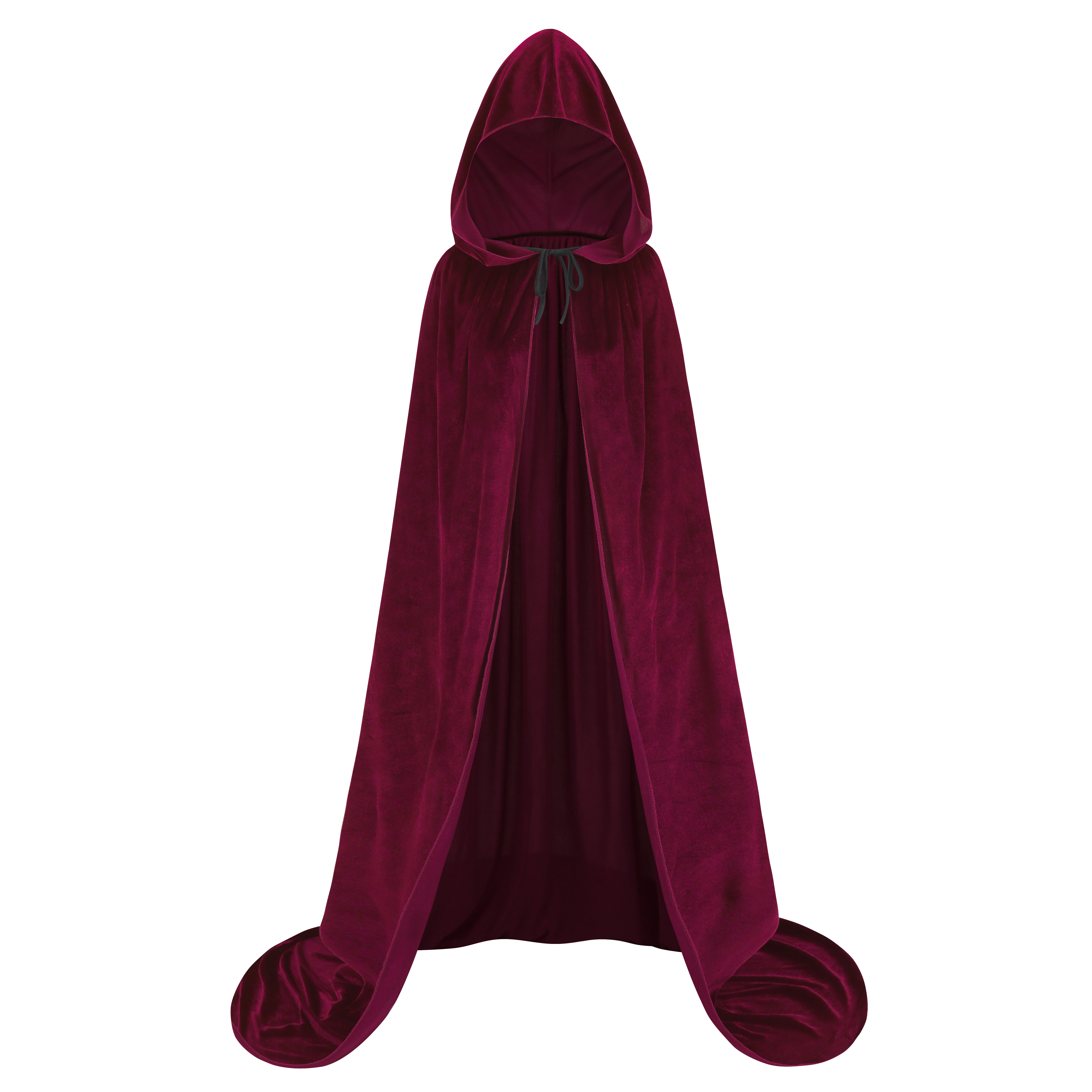 Unisex Halloween Cloak with Hood Velvet Hooded Cape