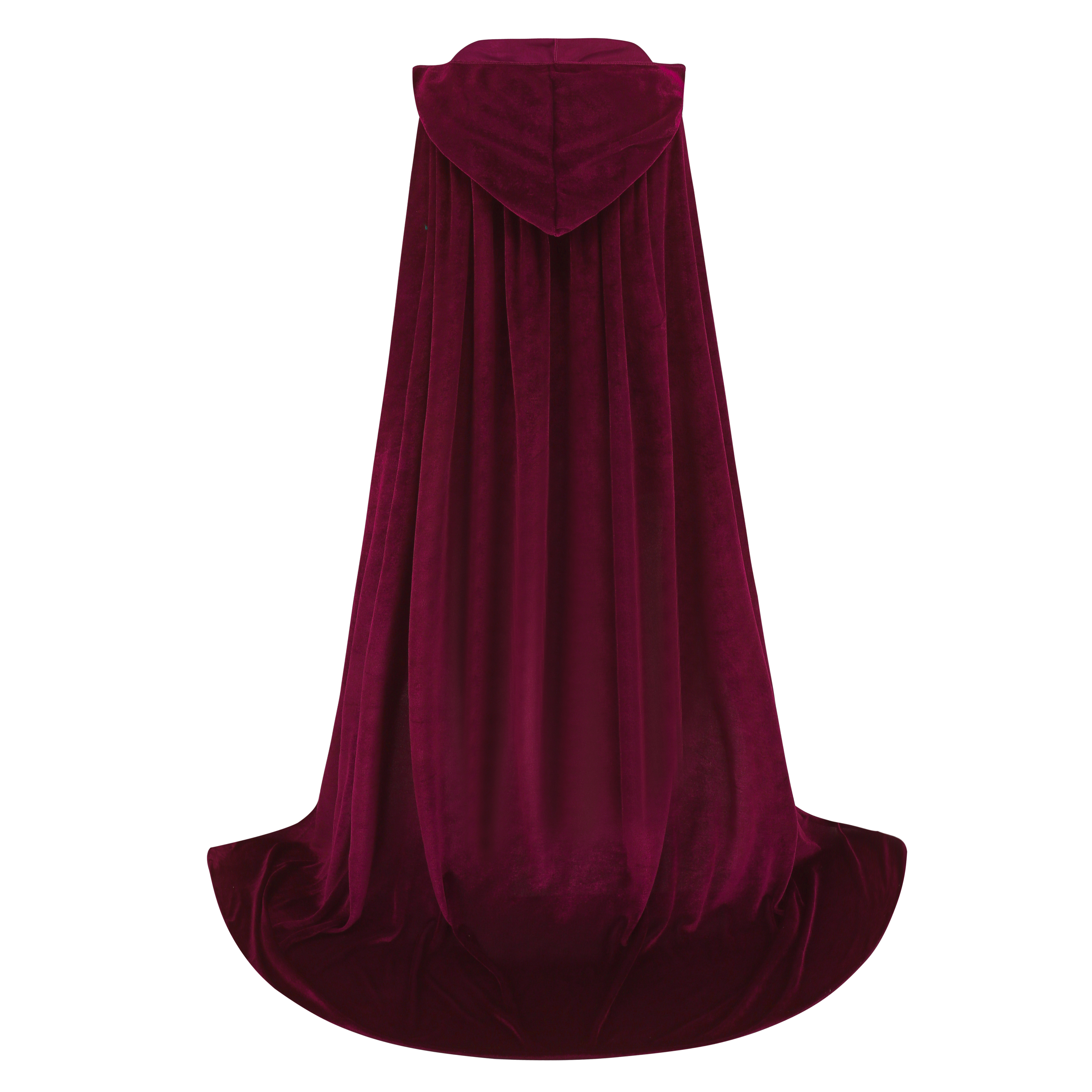 Unisex Halloween Cloak with Hood Velvet Hooded Cape