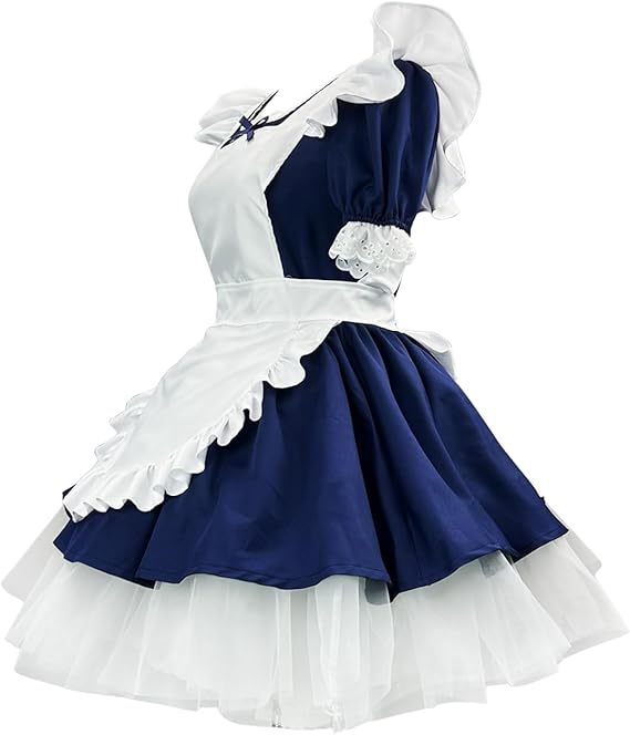 Women Cosplay Maid Fancy Dress Costume