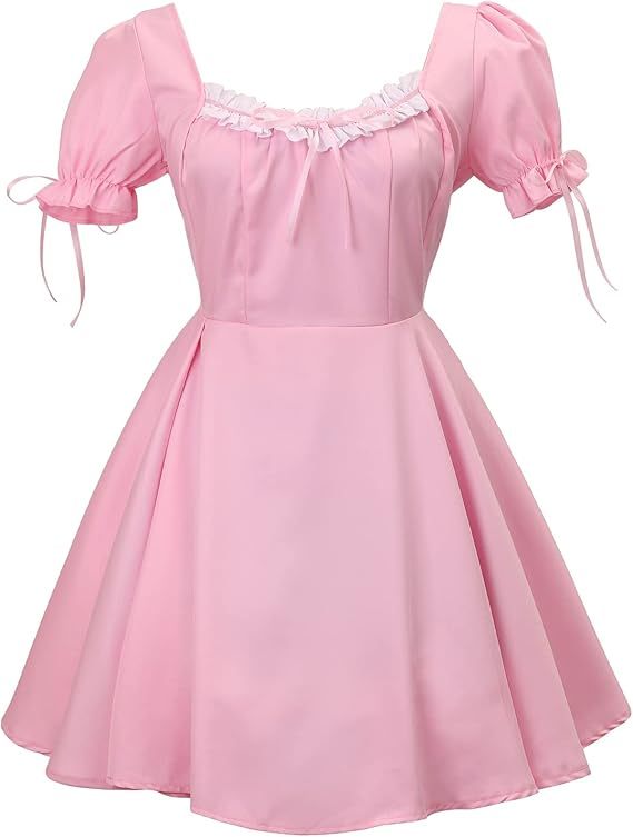 Women Cosplay Maid Fancy Dress Costume
