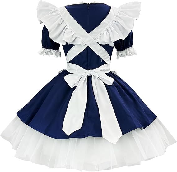 Women Cosplay Maid Fancy Dress Costume