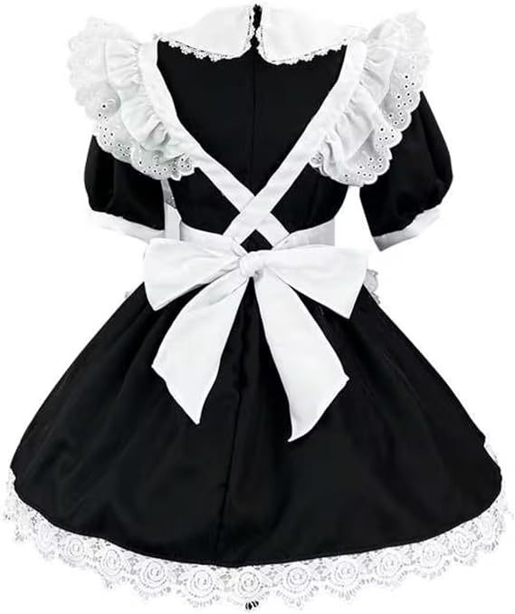 Women Cosplay Maid Fancy Dress Costume