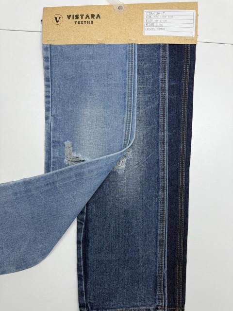 Denim Rígido C28-7 | Conforto Luxuoso Encontra Inovação Sustentável