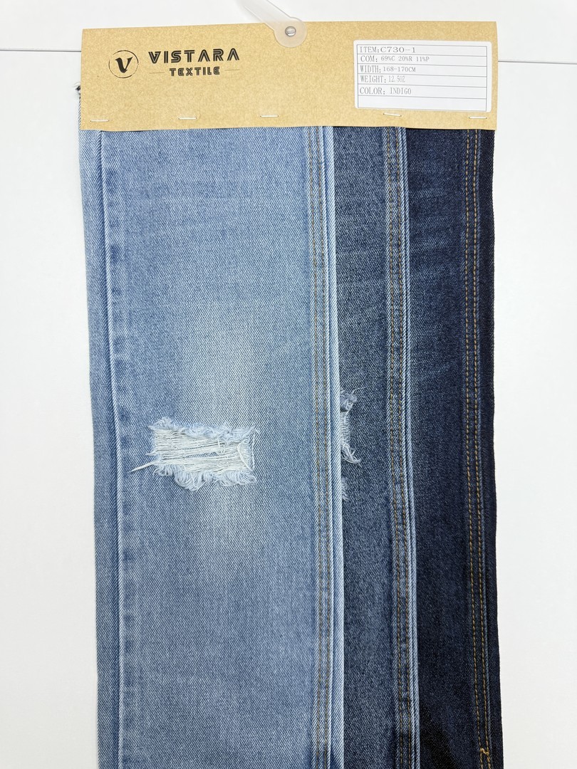 Denim rígido C730-1 | Denim pesado de alto rendimiento