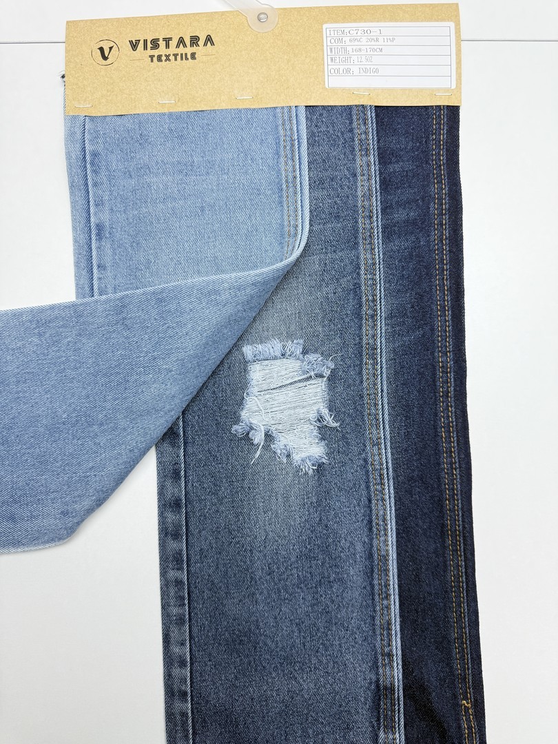 Denim rígido C730-1 | Denim pesado de alto rendimiento