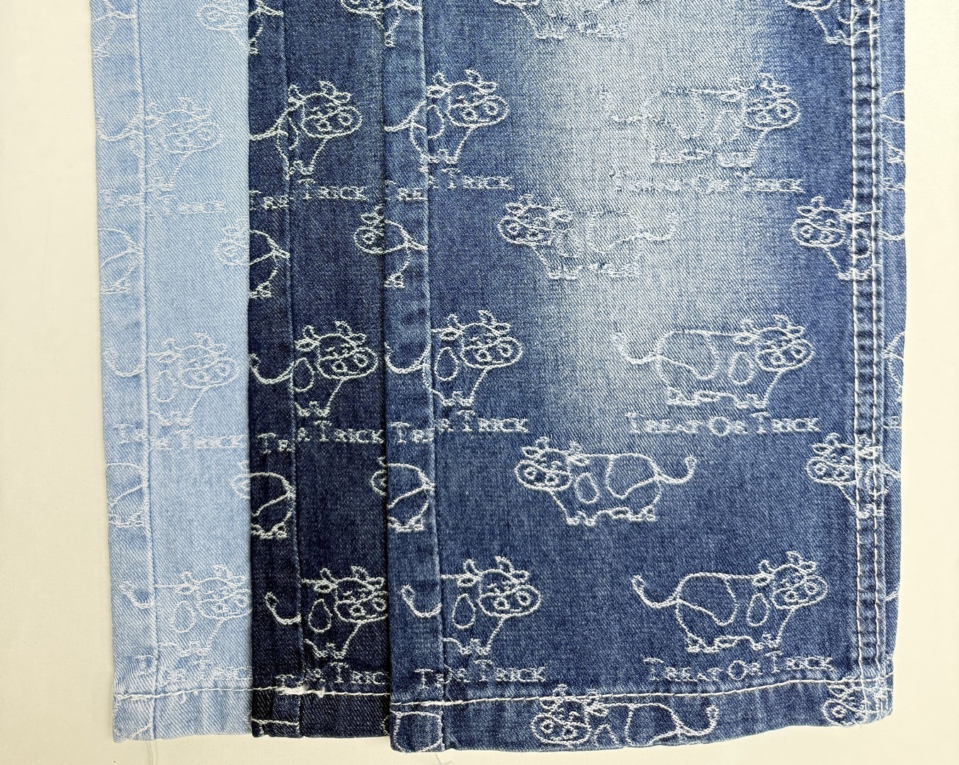 Jeans jacquard TW689-961