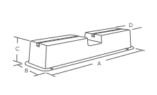 FLOOR MOUNTING BLOCK
