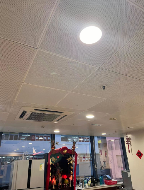 Recess Mounted LED Downlight installed at Mong Kok Ambulance Depot