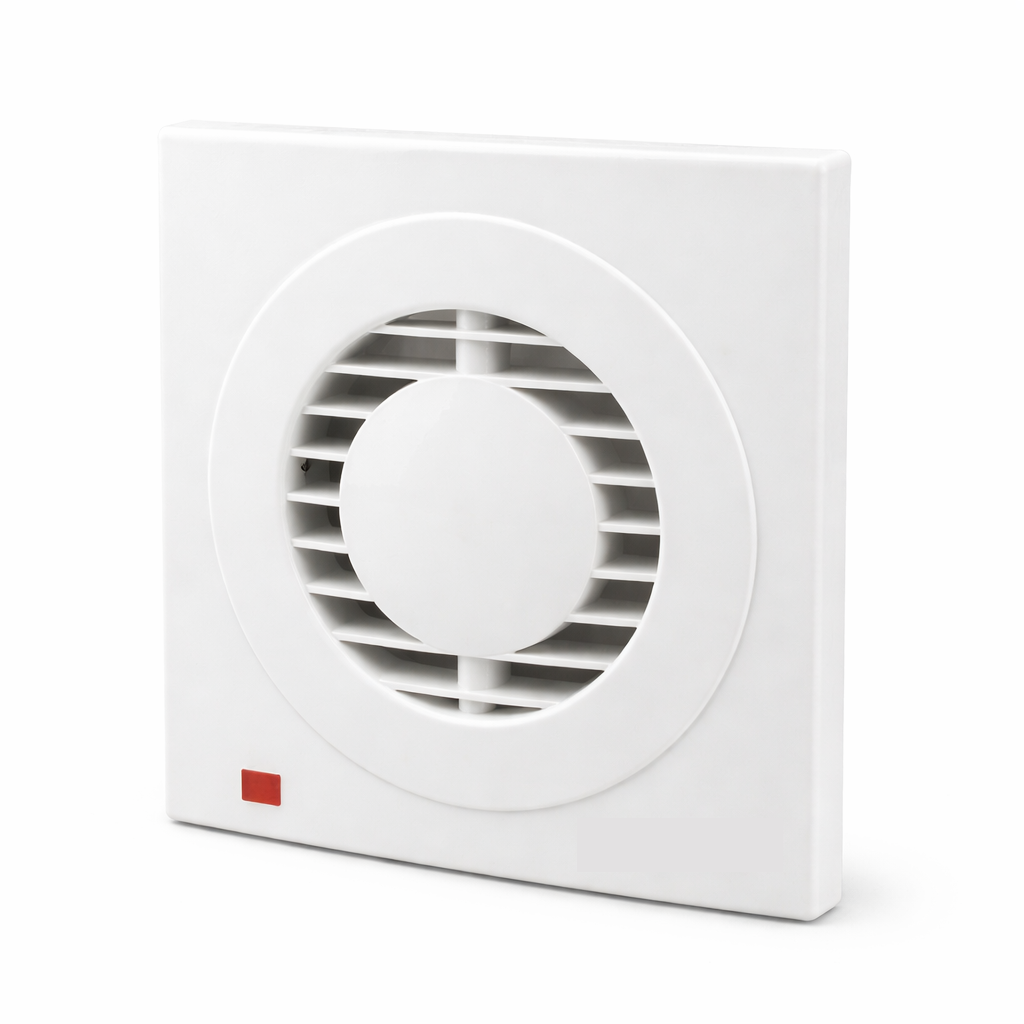 Ultra-Thin Panel Bathroom Ventilating Fan: IPX4 Protection, Back Damper, Reliable Airflow