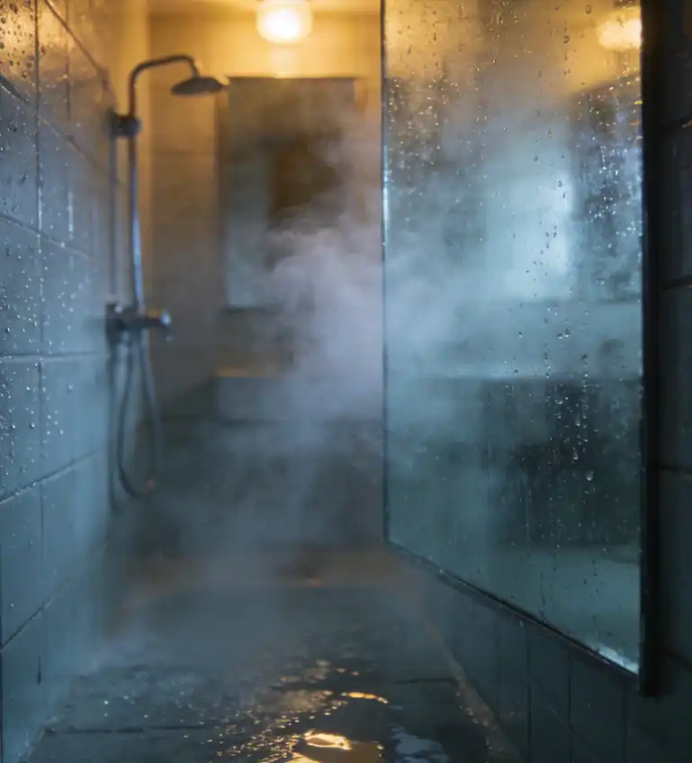 bathroom moisture and humidity problem after shower