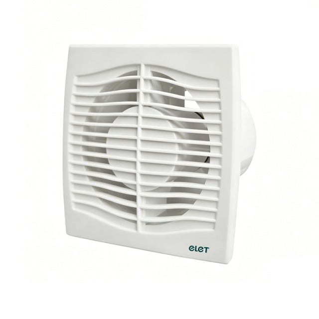 Ultra-Thin Louvered Bathroom Ventilation Fan | Pure Copper Motor Exhaust Fan